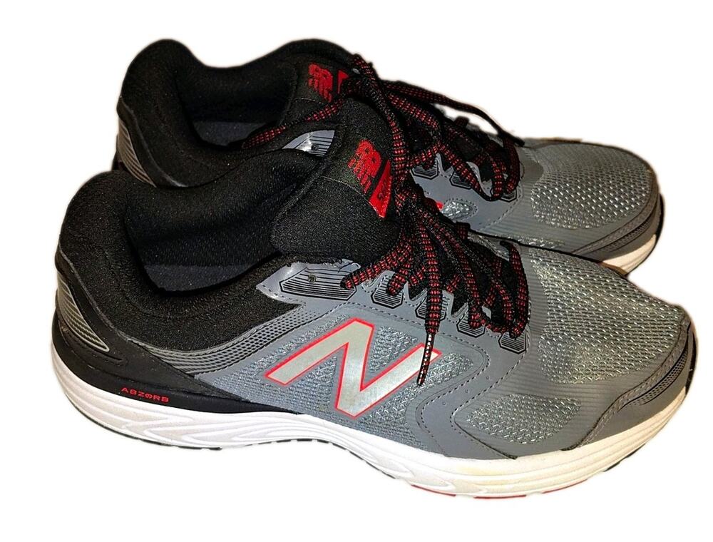 New Balance 560v7 Men's Running Sneakers Gray/Black/Red US 9.5 4E M560LS7